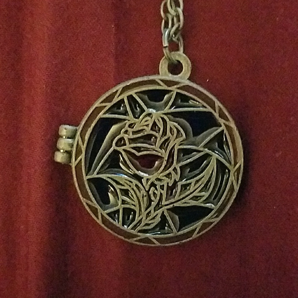 beauty and the beast necklace