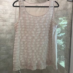 Ann Taylor Ruffled tank