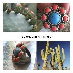 Jewelmint "Dahlia Blossom" ring. Size 6, fits big.