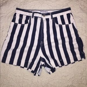 American Apparel high-waisted shorts