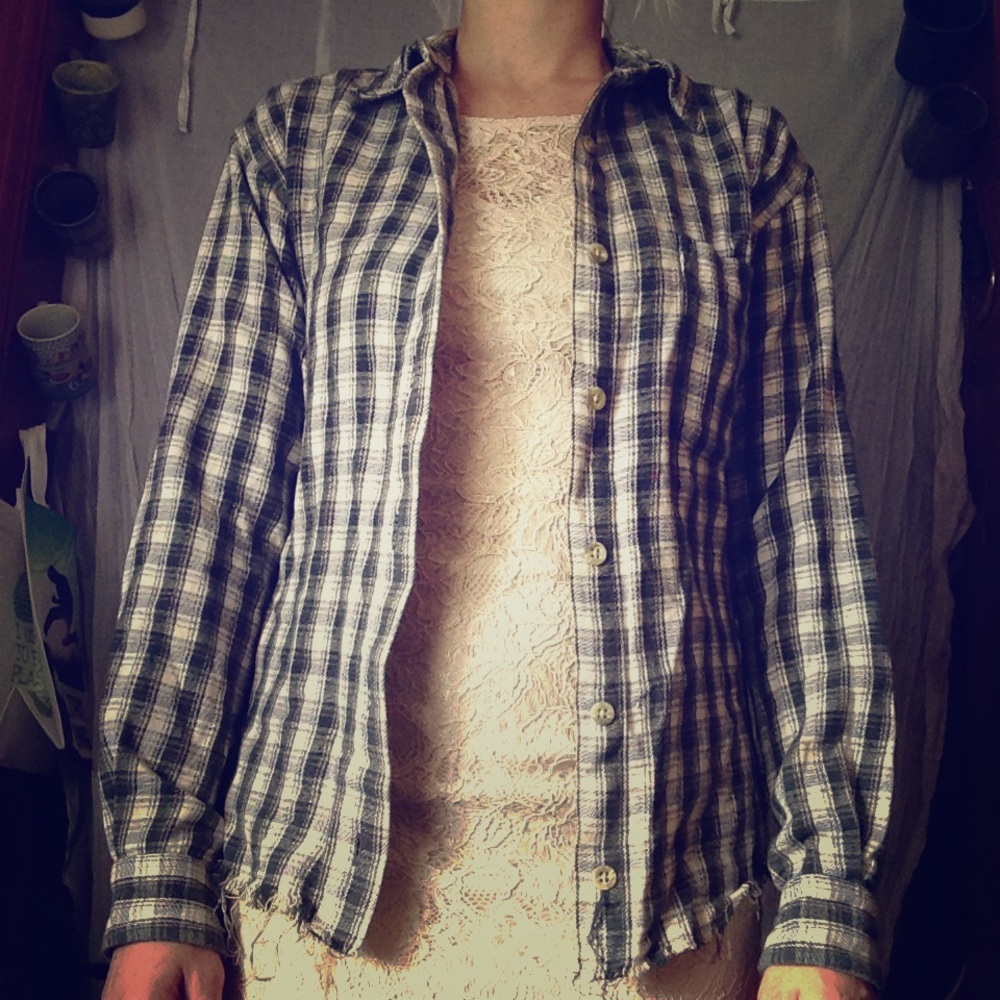 Altered Columbia button down flannel