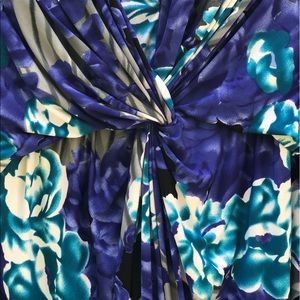 Elegant dress with flower pattern