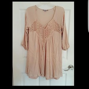 Purple Snow Boho tunic dress