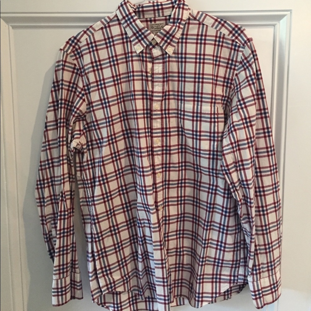 JCrew Woven Button Down