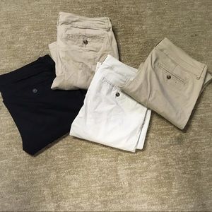 Lot of American Eagle stretch khakis