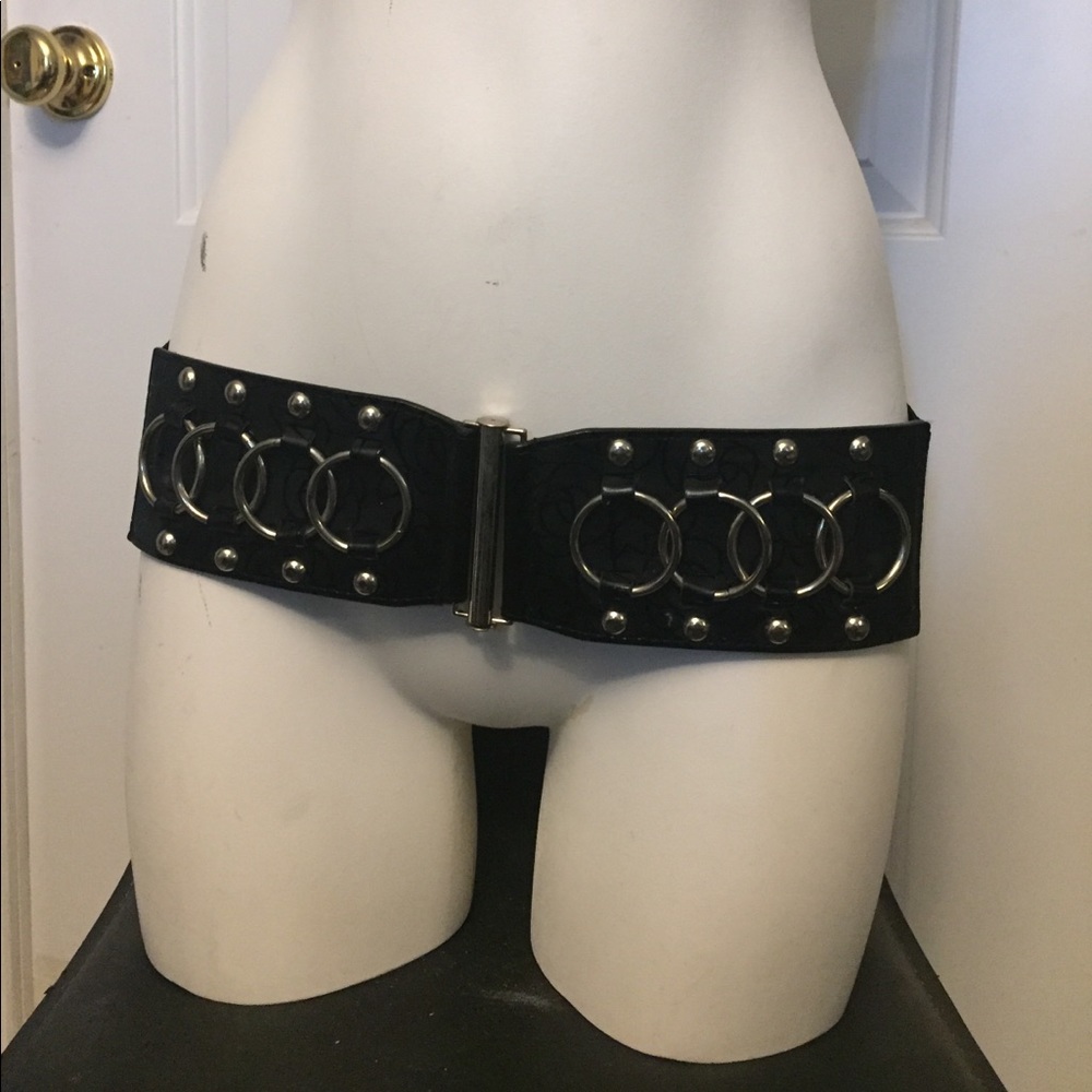 Black vintage belt