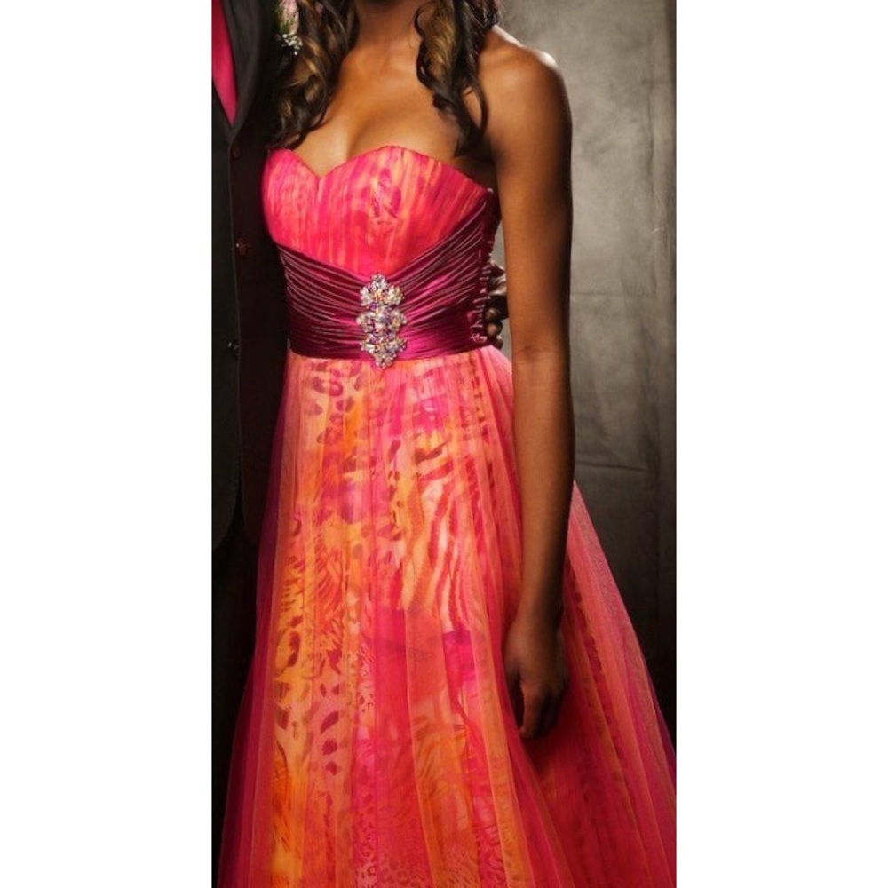 Multicolored prom dress 🌹