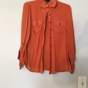 Brand New Burnt Orange Button Down