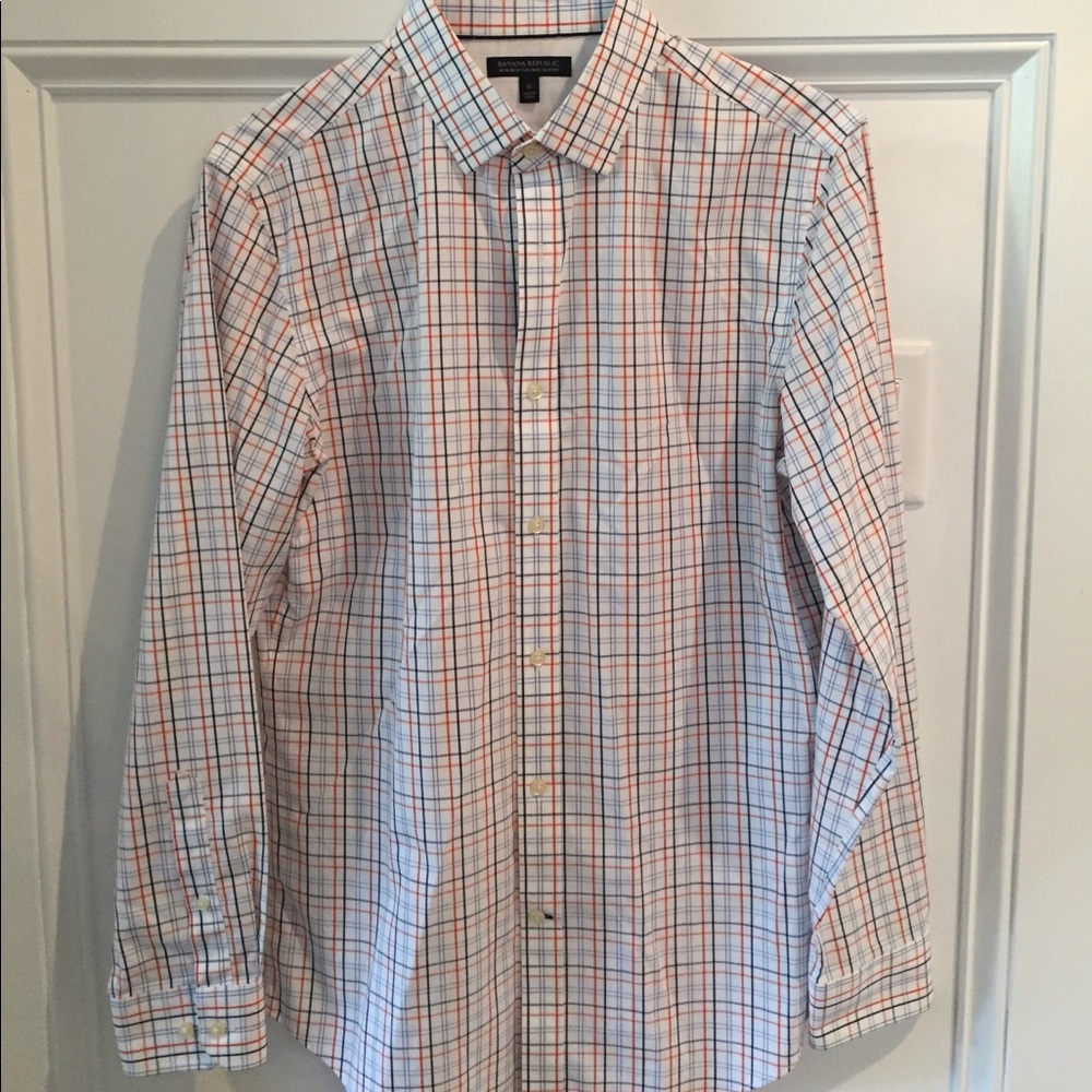Banana Republic Non Iron Slim Fit Dress Shirt