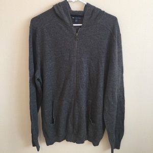 Gap Dark grey men's hoodie, Italian merino wool