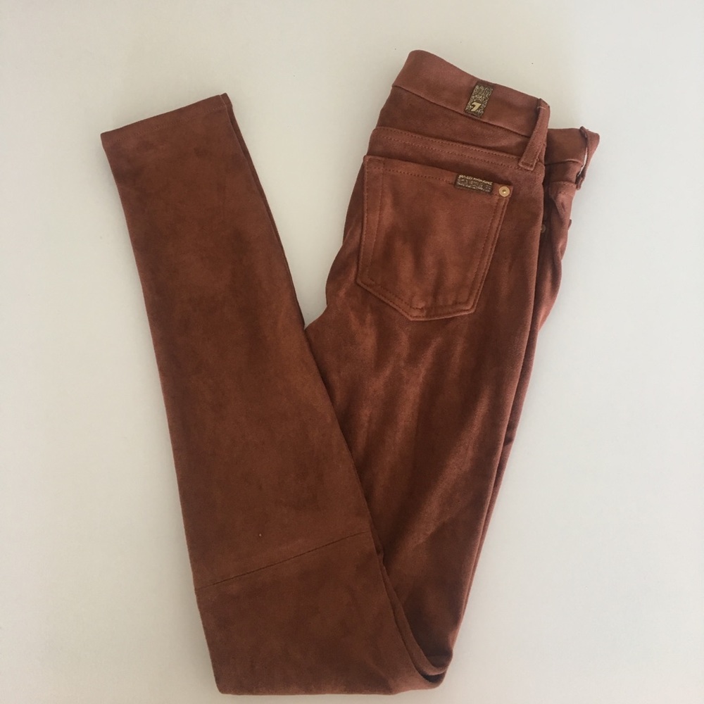 Suede 7 for all mankind  pants 👖