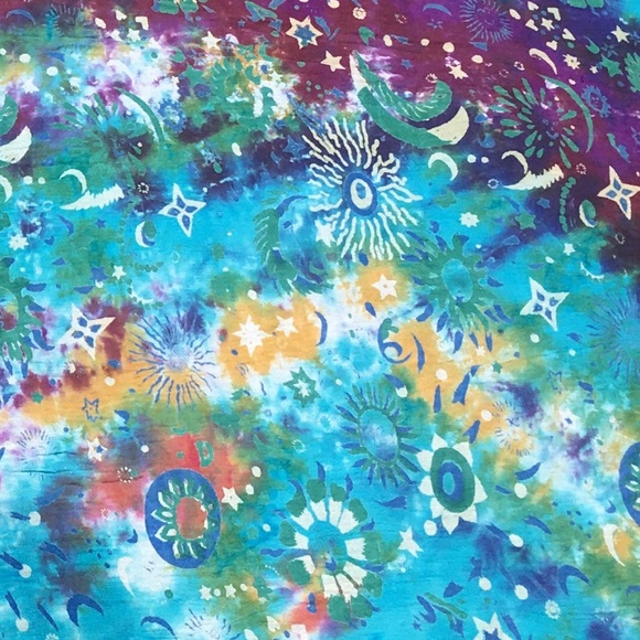 Tie-Dye 100% Cotton Celestial Hanging Tapestry - Picture 4 of 4