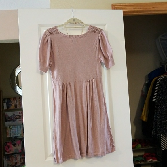 Topshop Maternity Lace Top Empire Dress - Picture 4 of 4
