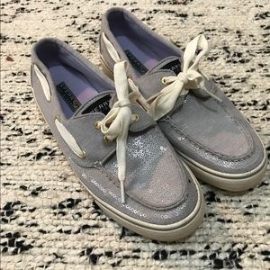 Sequined Sperry's