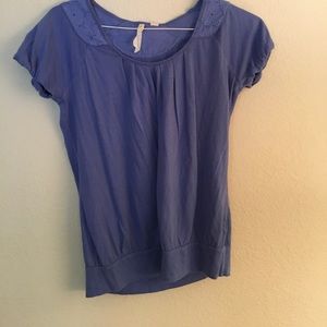 Anthropologie top by little yellow button