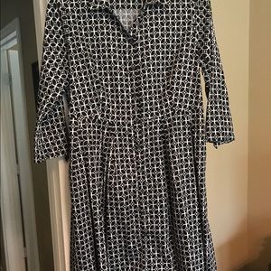 Comfortable button down dress