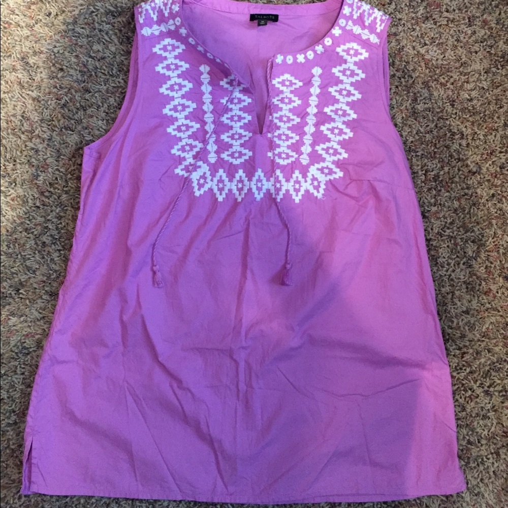 Talbots's embroidered blouse!