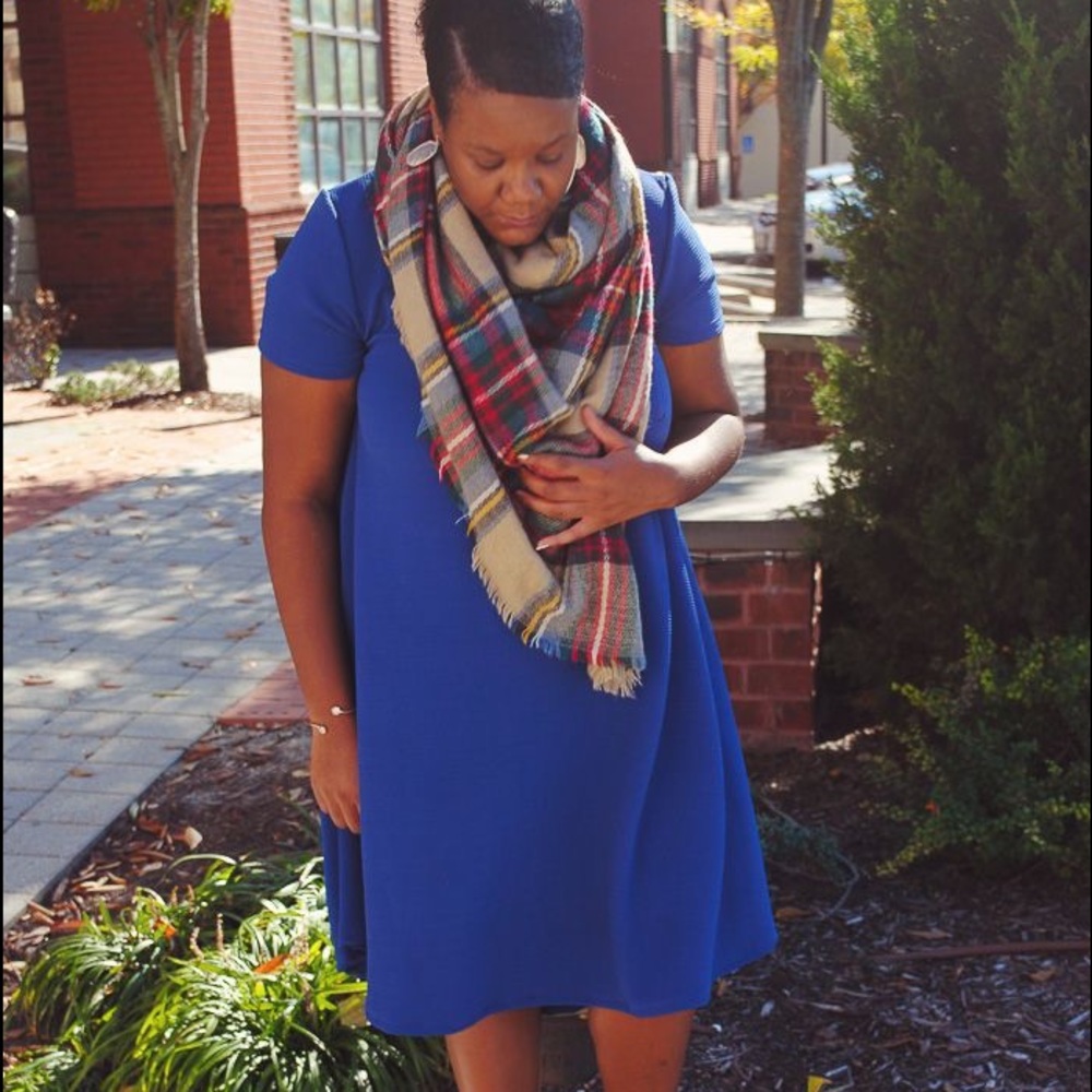 Royal Blue Lularoe Carly XS