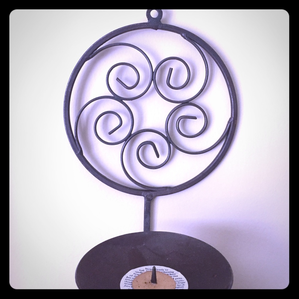Wall candle holders