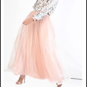 Nasty Gal pink tulle skirt
