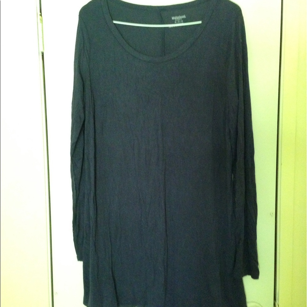 Navy Blue Maternity Motherhood Top