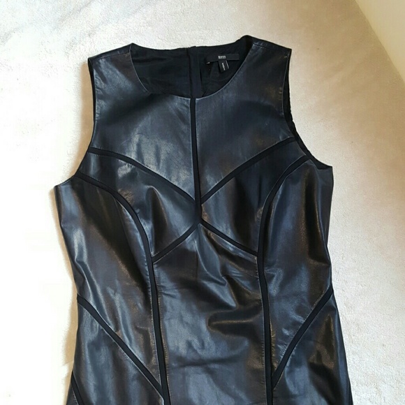 Hugo Boss Dresses & Skirts - Hugo Boss  (designed by Jason Wu) leather dress