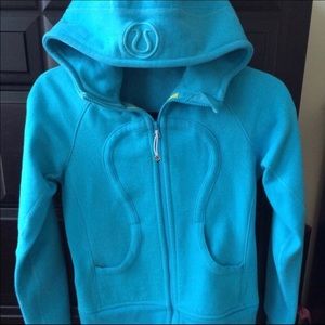 Lululemon Scuba Hooded Sweatshirt Size 4 Baby Blue