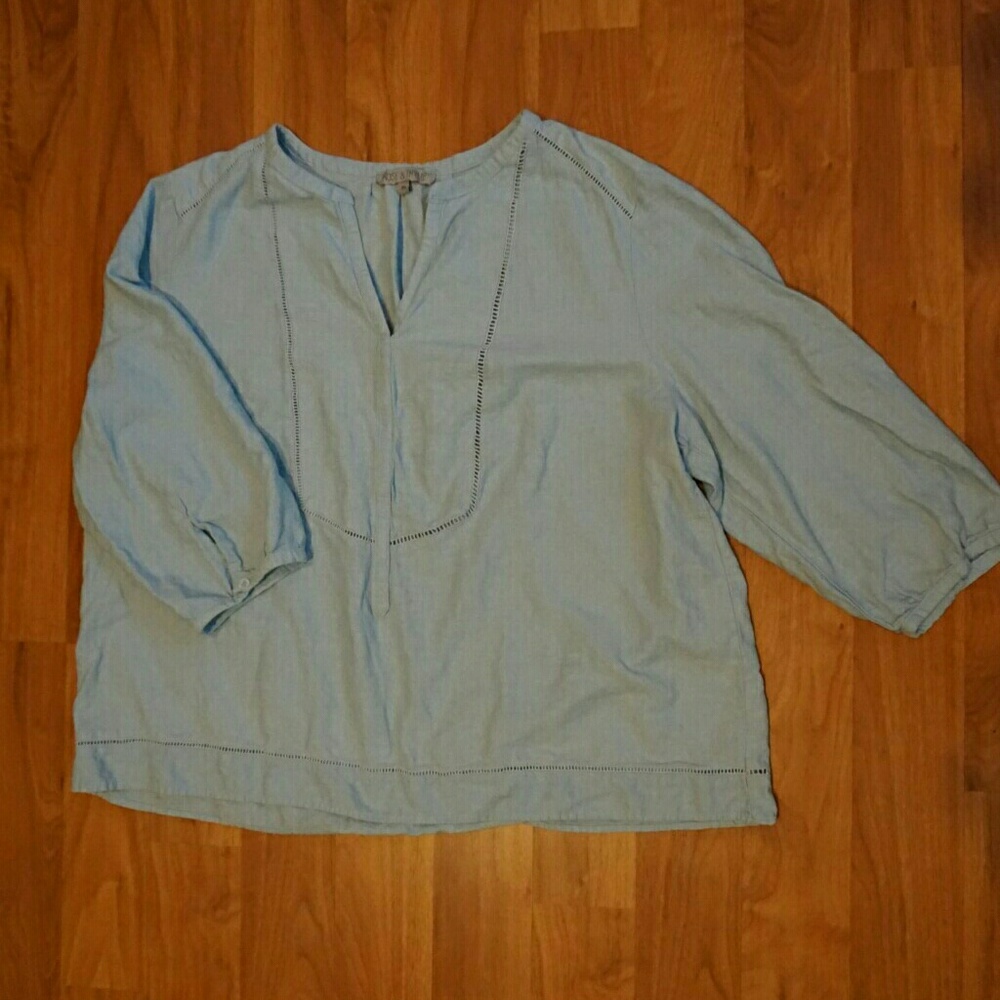 Rose & Thyme Linen Blouse