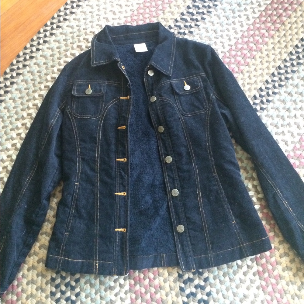 Corduroy jean jacket! Organic hemp and cotton