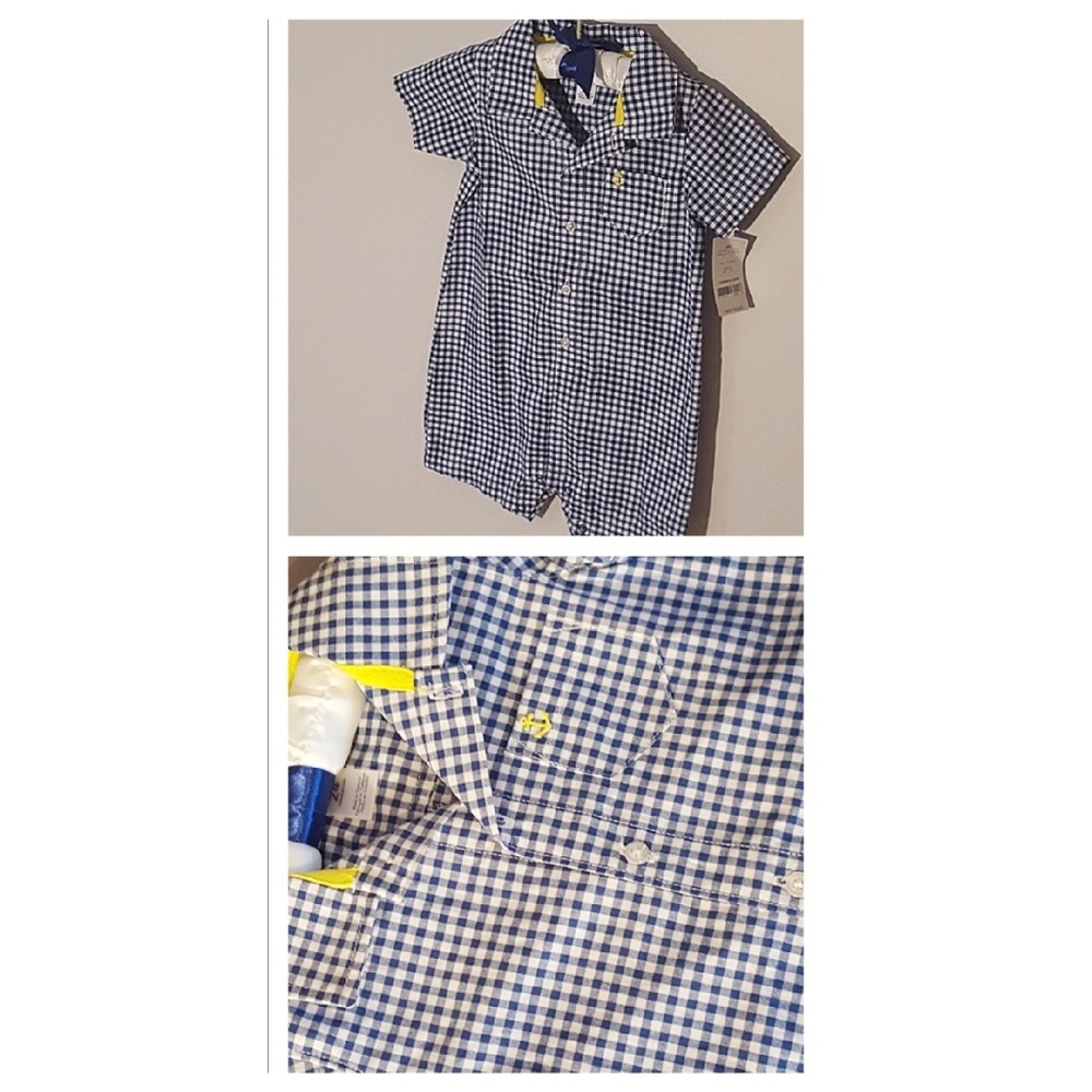 Carter's boys checkered jumper