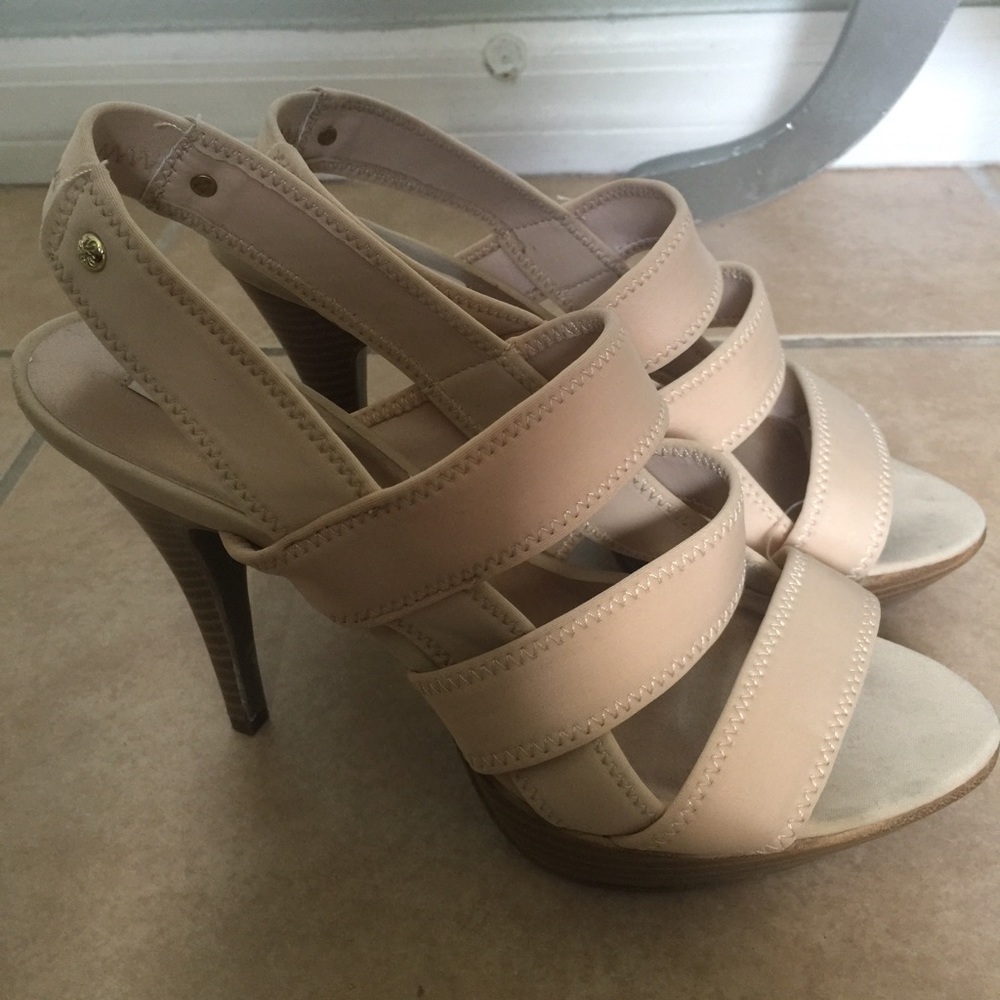 Simply Vera - Very Wang Nude High Heeled Sandals