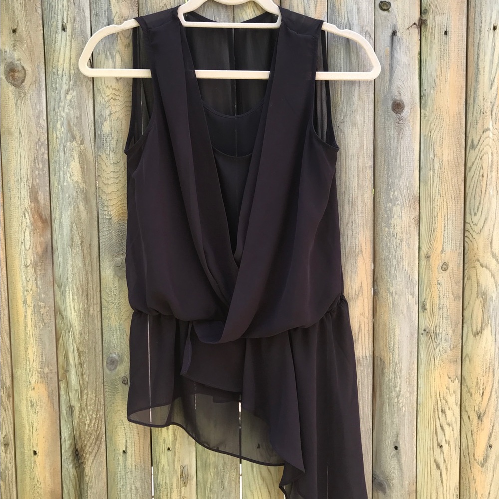 Sheer purple Blouse