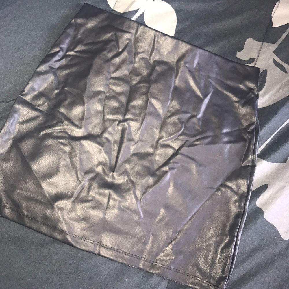 Pleather skirt
