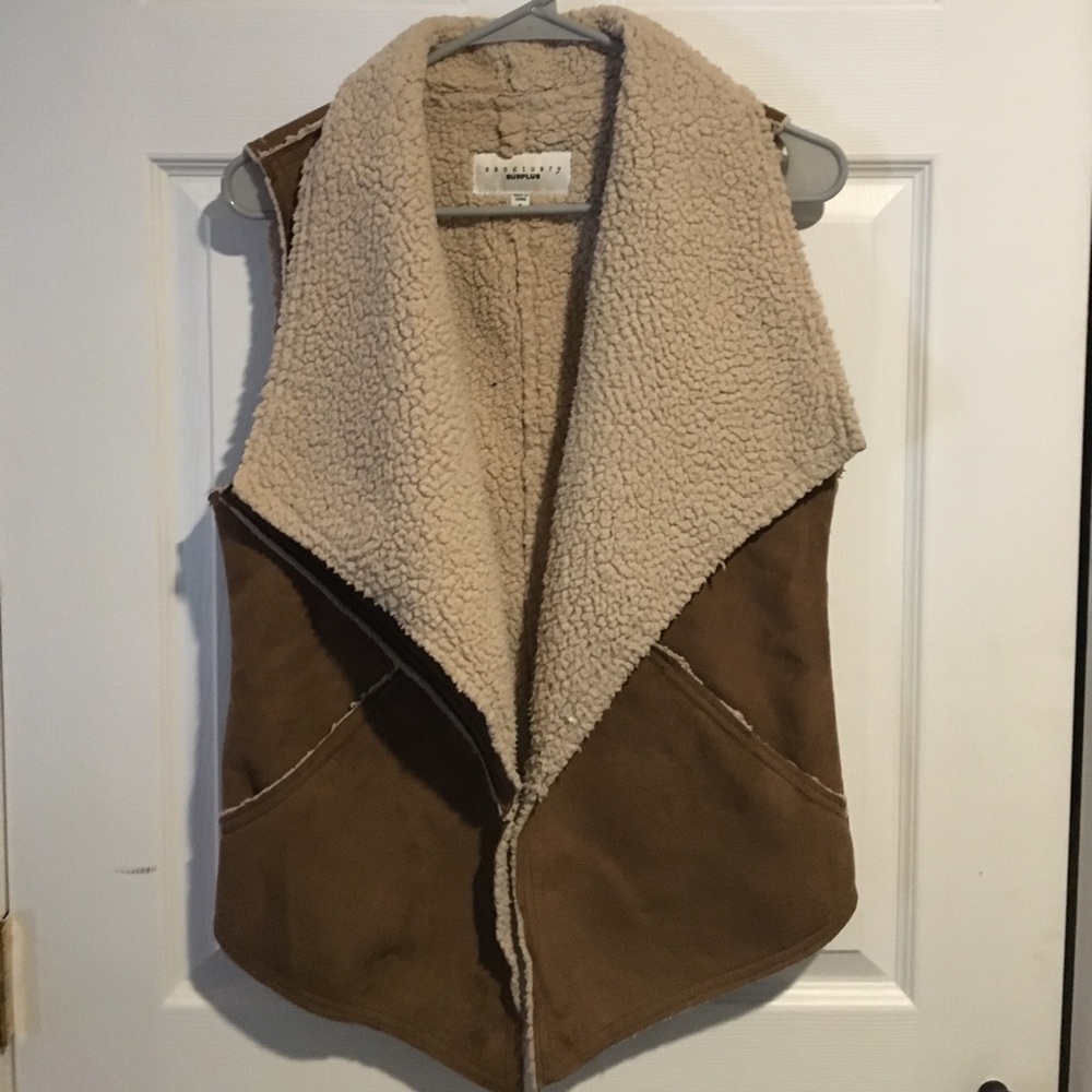 Sanctuary faux Sheepskin vest