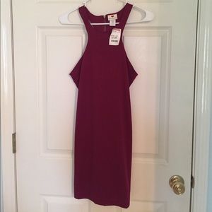 Purple bodycon dress (with tag!)