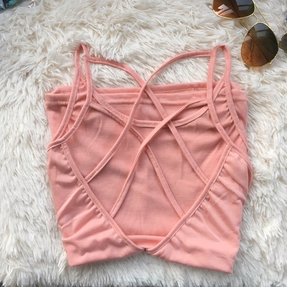 Baby Pink Strappy Tank 💕 - Picture 3 of 4