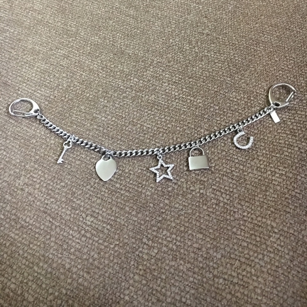 Silver Bag Charm