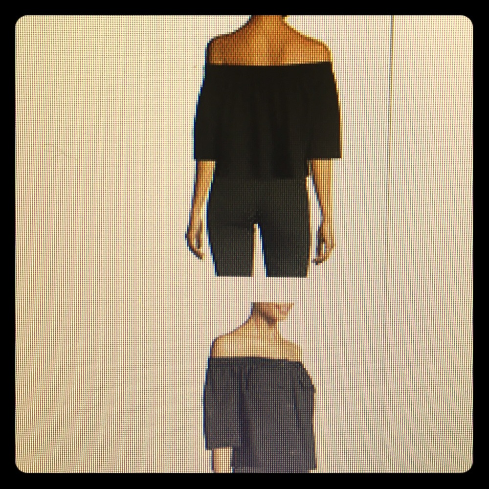 Free People Head Over Heels Top. Black