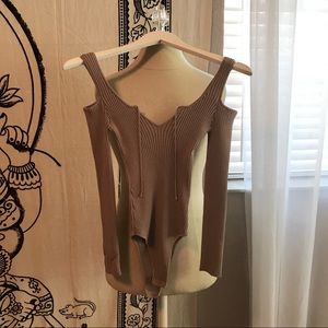 LA Hearts ribbed bodysuit