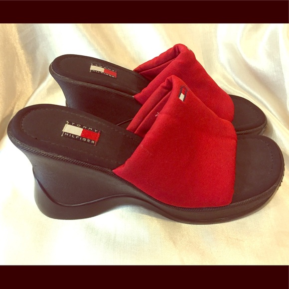 Tommy Hilfiger Shoes - Tommy Hilfiger Red Sporty sandal size 7.5