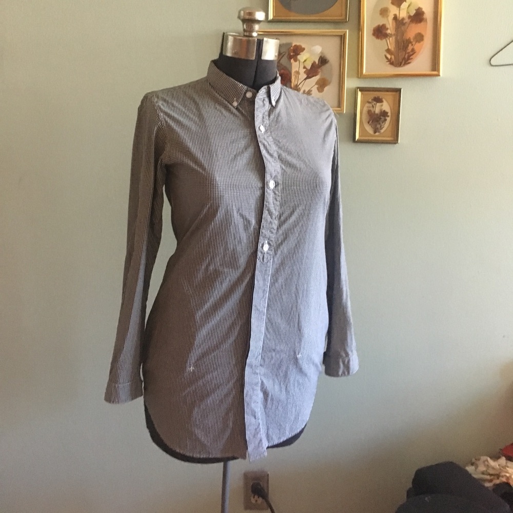 Urban Outfitters By Corpus checked button down top