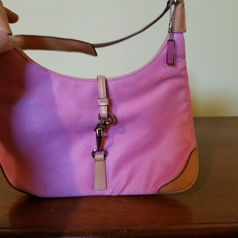 Coach girl tw clip hobo purse