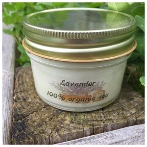 Lavender Organic Soy Candle Lavender Organic Soy Candle