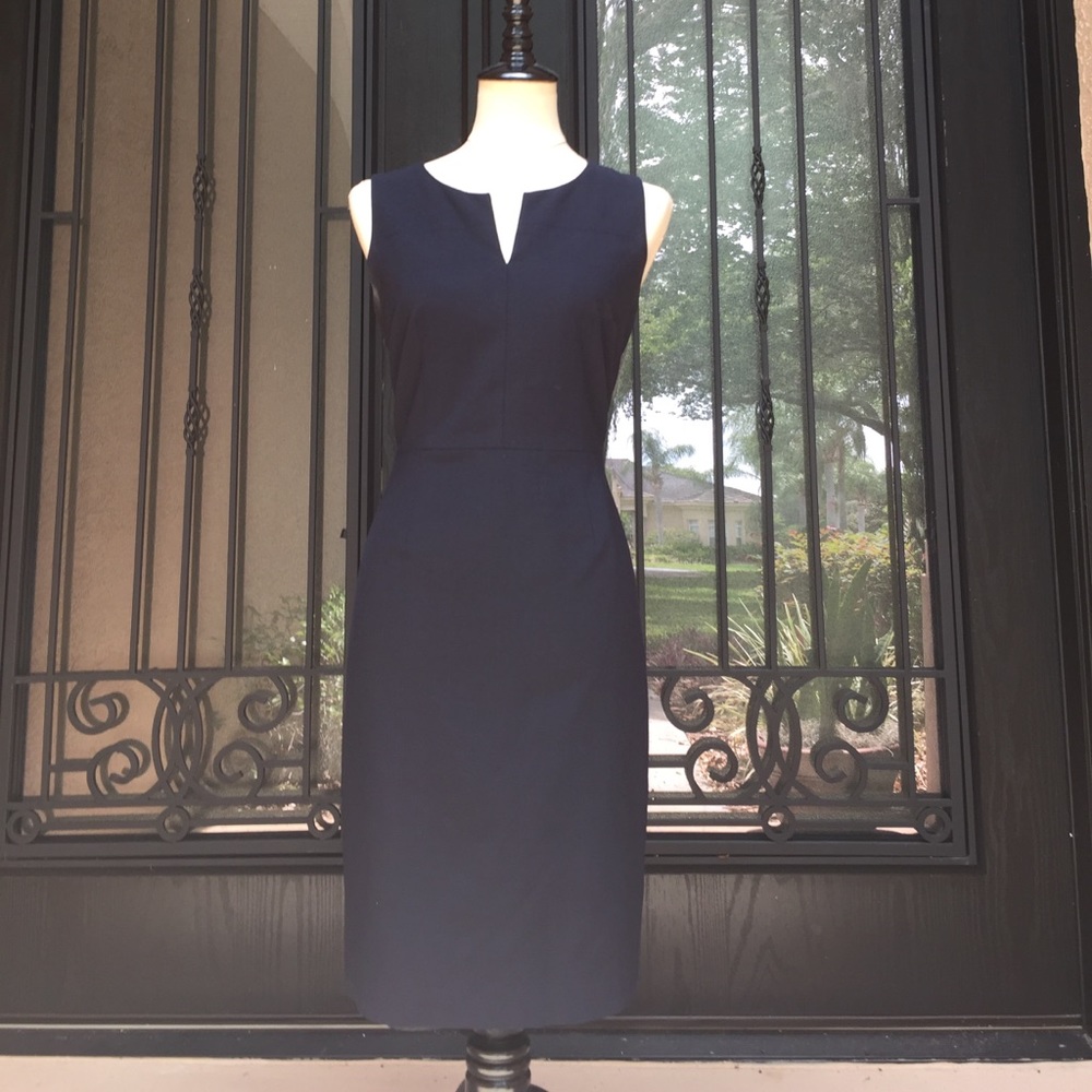 Anne Klein navy work dress