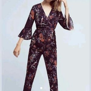 NWOT Anthropologie Espoir Jumpsuit 0 Petite, 0P