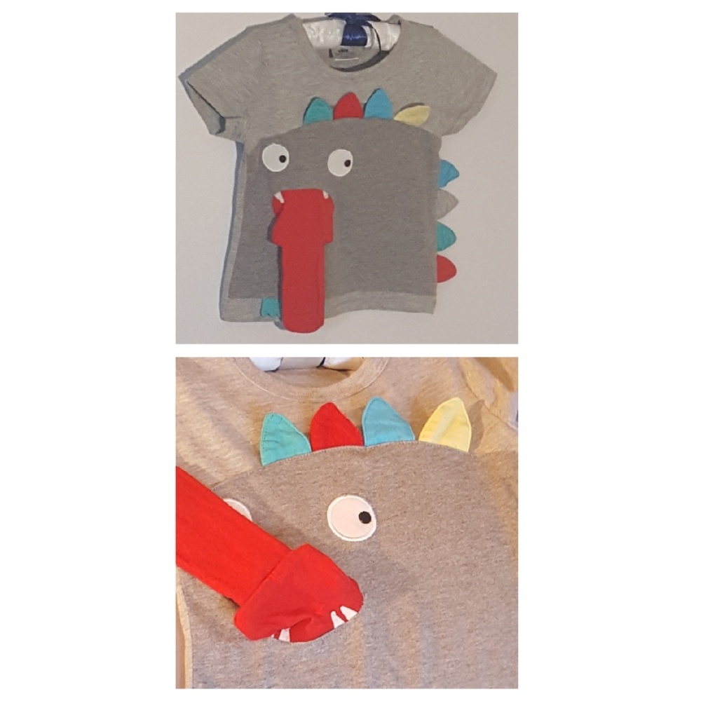 Boys monster face tshirt