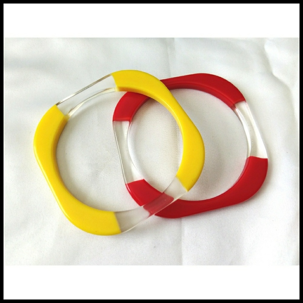 Vintage Lucite Bangles