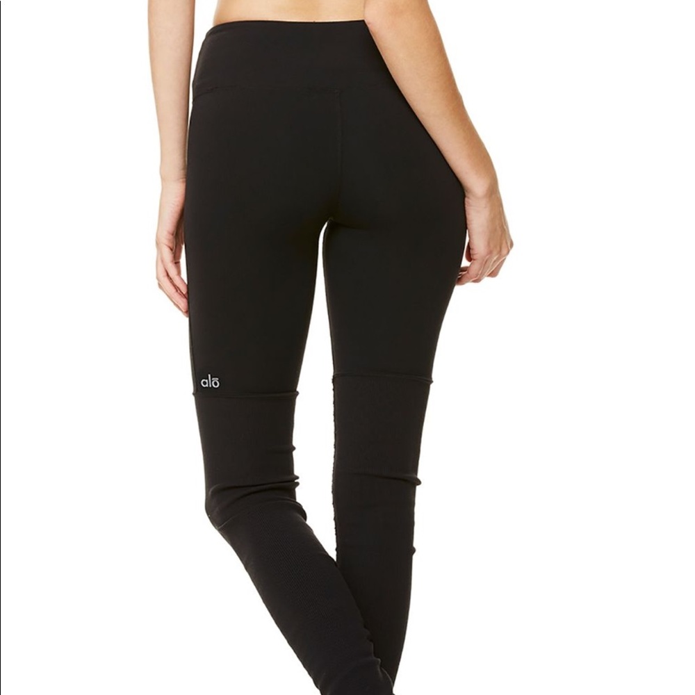 NWT ALO Yoga Blk/Blk Goddess Legging