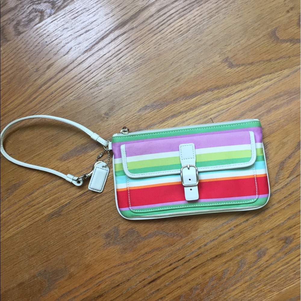 Coach summer wallet/ wristlet