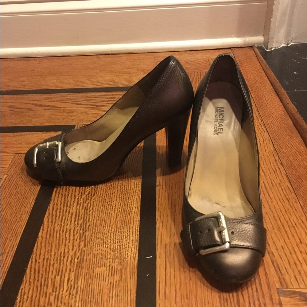 MICHAEL Michael Kors Metallic Heels